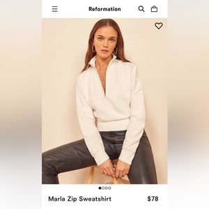 Reformation Marla Sweatshirt XS